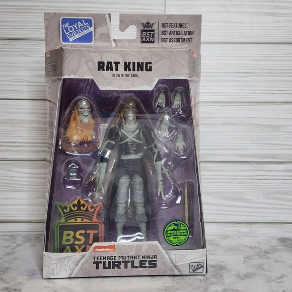 BST AXN Alopex & Rat King Glow in the Dark Teenage Mutant Ninja Turtles TMNT - Picture 4 of 5